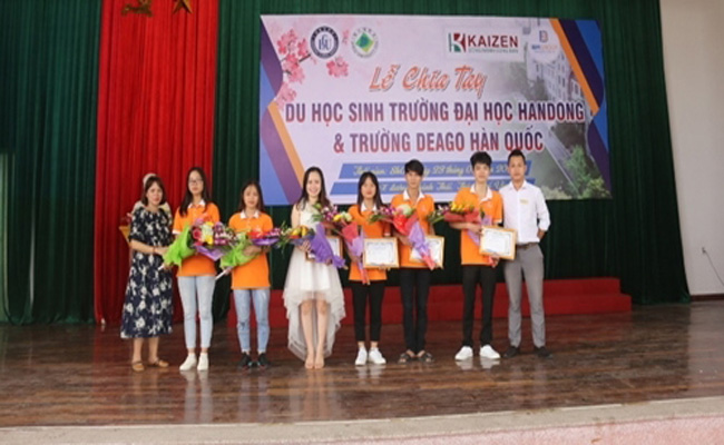 Lễ chia tay Du học sinh Hàn Quốc kỳ tháng 9/2018